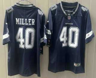 Men's Dallas Cowboys #40 Von Miller Limited Navy Vapor Jersey,We sell and wholesale Men's Dallas Cowboys #40 Von Miller Limited Navy Vapor Jersey on line form chian!