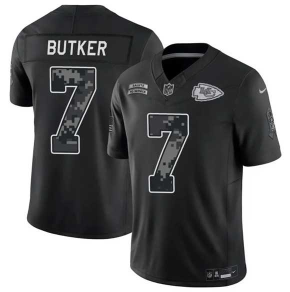 Men's Kansas City Chiefs #7 Harrison Butker Black 2026 F.U.S.E. Salute to Service Limited Stitched Jersey Dzhi,We sell and wholesale Men's Kansas City Chiefs #7 Harrison Butker Black 2026 F.U.S.E. Salute to Service Limited Stitched Jersey Dzhi on line form chian!