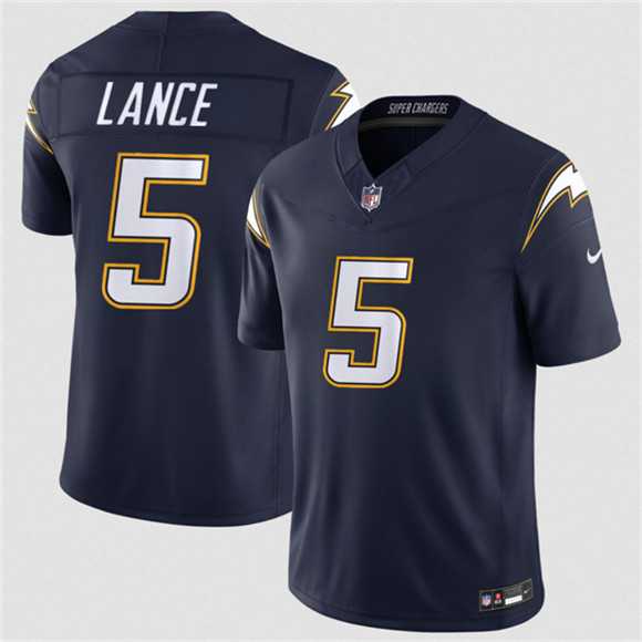 Men's Los Angeles Chargers #5 Trey Lance Navy 2026 F.U.S.E. Alternate Vapor Limited Stitched Jersey Dzhi,We sell and wholesale Men's Los Angeles Chargers #5 Trey Lance Navy 2026 F.U.S.E. Alternate Vapor Limited Stitched Jersey Dzhi on line form chian!