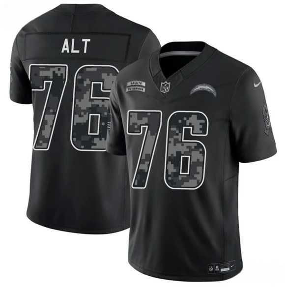 Men's Los Angeles Chargers #76 Joe Alt Black 2026 F.U.S.E. Salute to Service Limited Stitched Jersey Dzhi,We sell and wholesale Men's Los Angeles Chargers #76 Joe Alt Black 2026 F.U.S.E. Salute to Service Limited Stitched Jersey Dzhi on line form chian!