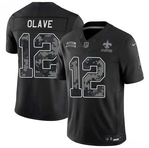 Men's New Orleans Saints #12 Chris Olave Black F.U.S.E. 2026 Salute to Service Limited Stitched Jersey Dzhi,We sell and wholesale Men's New Orleans Saints #12 Chris Olave Black F.U.S.E. 2026 Salute to Service Limited Stitched Jersey Dzhi on line form chian!