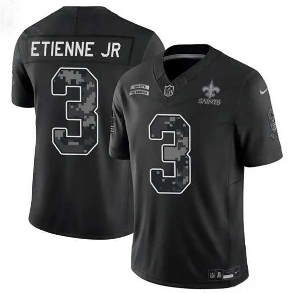 Men's New Orleans Saints #3 Travis Etienne Jr Black F.U.S.E. 2026 Salute to Service Limited Stitched Jersey Dzhi,We sell and wholesale Men's New Orleans Saints #3 Travis Etienne Jr Black F.U.S.E. 2026 Salute to Service Limited Stitched Jersey Dzhi on line form chian!
