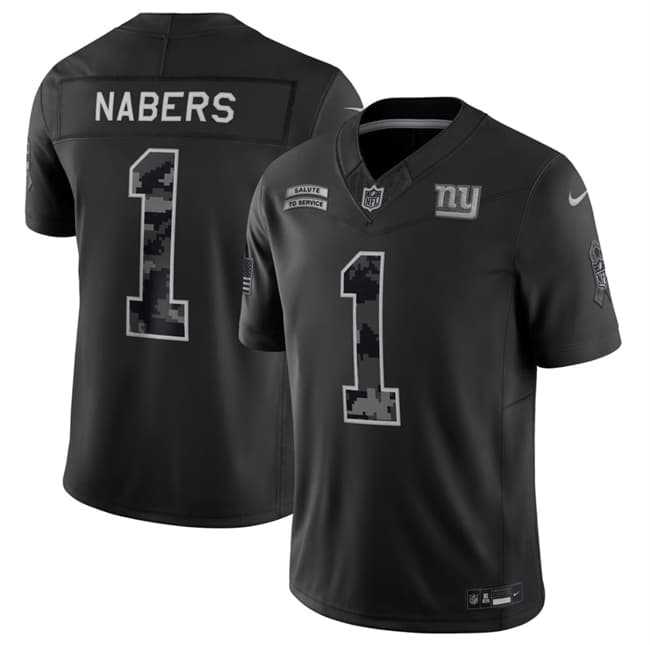 Men's New York Giants #1 Malik Nabers Black F.U.S.E. 2026 Salute to Service Limited Stitched Jersey Dzhi,We sell and wholesale Men's New York Giants #1 Malik Nabers Black F.U.S.E. 2026 Salute to Service Limited Stitched Jersey Dzhi on line form chian!