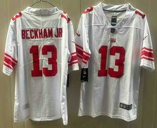 Men's New York Giants #13 Odell Beckham Jr Limited White Vapor Jersey,We sell and wholesale Men's New York Giants #13 Odell Beckham Jr Limited White Vapor Jersey on line form chian!