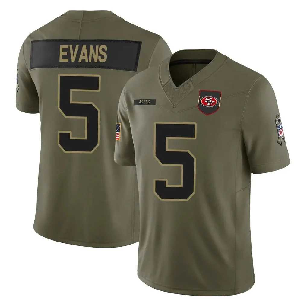 Men's San Francisco 49ers #5 Mike Evans Black F.U.S.E. 2025 Salute to Service Limited Stitched Jersey Dzhi,We sell and wholesale Men's San Francisco 49ers #5 Mike Evans Black F.U.S.E. 2025 Salute to Service Limited Stitched Jersey Dzhi on line form chian!