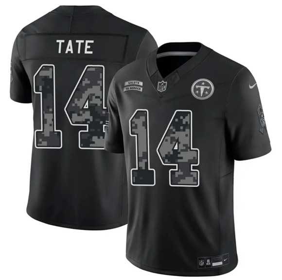Men's Tennessee Titans #14 Carnell Tate Black F.U.S.E. 2026 Salute to Service Limited Stitched Jersey Dzhi,We sell and wholesale Men's Tennessee Titans #14 Carnell Tate Black F.U.S.E. 2026 Salute to Service Limited Stitched Jersey Dzhi on line form chian!