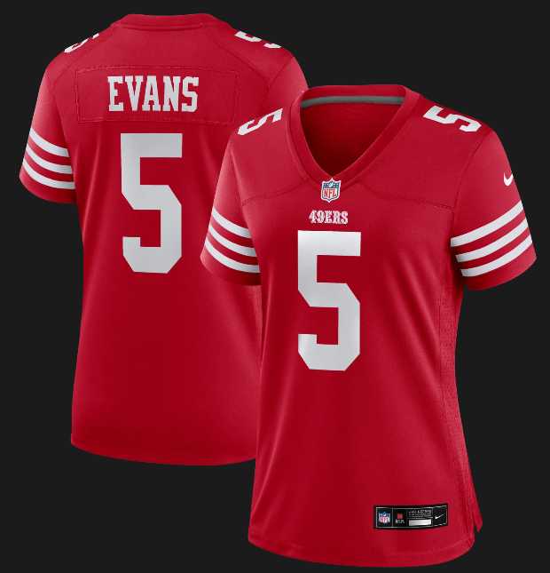 Women San Francisco 49ers #5 Mike Evans Red 2026 Vapor Untouchable Limited Stitched Jersey Dzhi,We sell and wholesale Women San Francisco 49ers #5 Mike Evans Red 2026 Vapor Untouchable Limited Stitched Jersey Dzhi on line form chian!