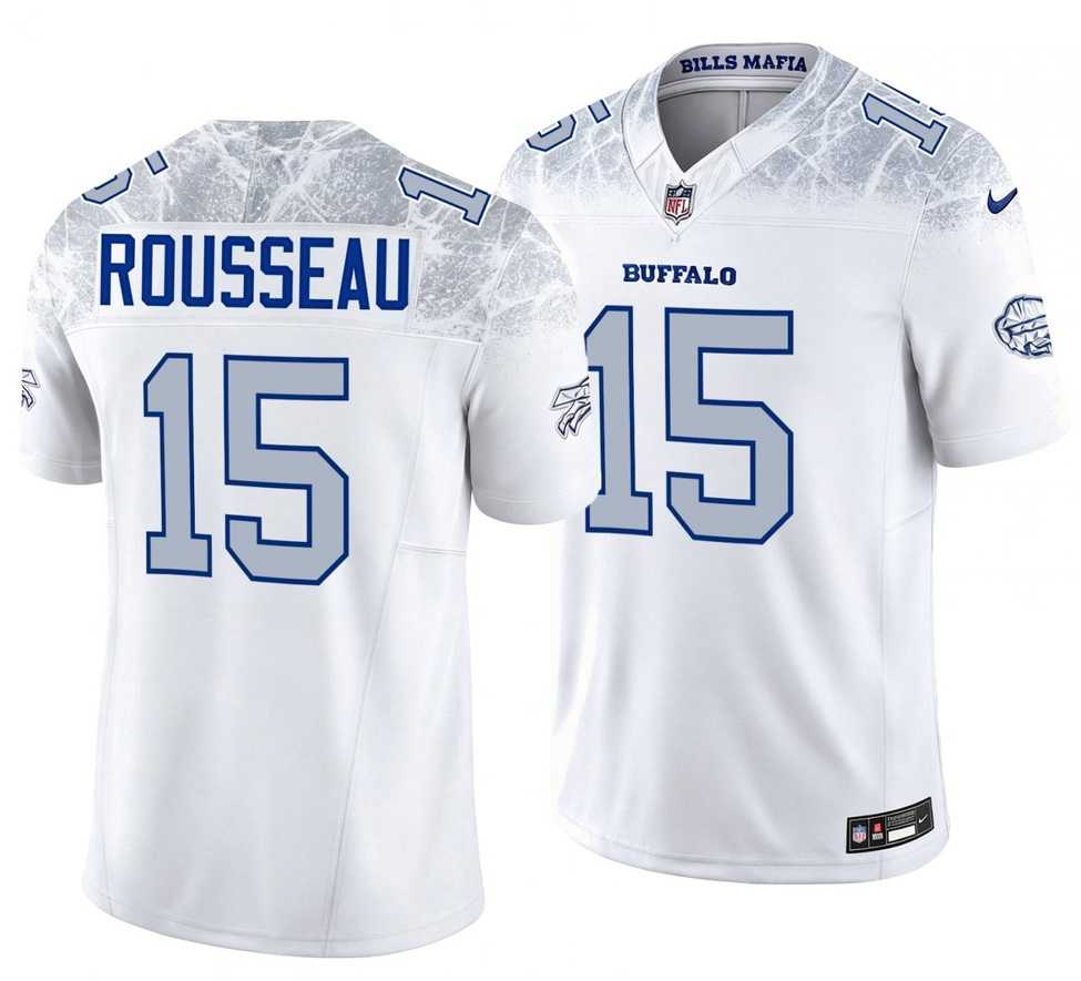 Men's Buffalo Bills #15 Gregory Rousseau White 2025 F.U.S.E. 'Rivalries' Vapor Untouchable Limited Stitched Jersey,We sell and wholesale Men's Buffalo Bills #15 Gregory Rousseau White 2025 F.U.S.E. 'Rivalries' Vapor Untouchable Limited Stitched Jersey on line form chian!