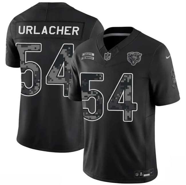 Men's Chicago Bears #54 Brian Urlacher Black 2026 F.U.S.E. Salute to Service Limited Stitched Jersey,We sell and wholesale Men's Chicago Bears #54 Brian Urlacher Black 2026 F.U.S.E. Salute to Service Limited Stitched Jersey on line form chian!
