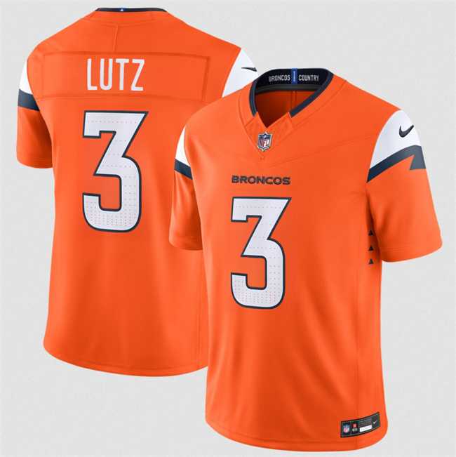 Men's Denver Broncos #3 Wil Lutz Orange 2026 F.U.S.E. Vapor Limited Stitched Jersey,We sell and wholesale Men's Denver Broncos #3 Wil Lutz Orange 2026 F.U.S.E. Vapor Limited Stitched Jersey on line form chian!