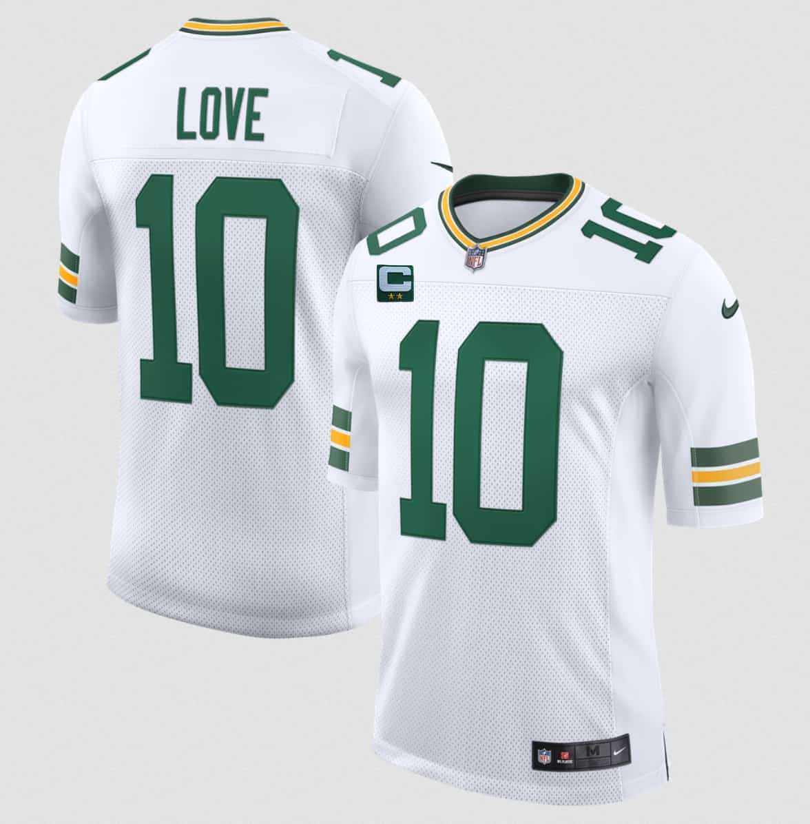 Men's Green Bay Packers #10 Jordan Love White 2026 With 2-Star C Patch New Vapor Untouchable Limited Stitched Jersey,We sell and wholesale Men's Green Bay Packers #10 Jordan Love White 2026 With 2-Star C Patch New Vapor Untouchable Limited Stitched Jersey on line form chian!