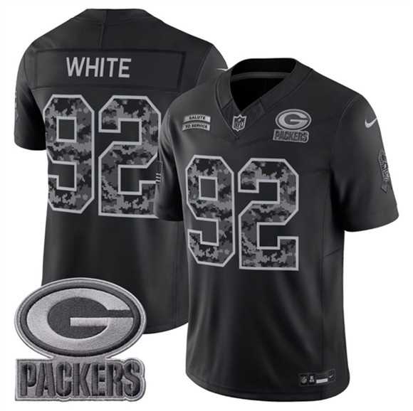 Men's Green Bay Packers #92 Reggie White Black 2026 F.U.S.E. Salute to Service Limited Stitched Jersey,We sell and wholesale Men's Green Bay Packers #92 Reggie White Black 2026 F.U.S.E. Salute to Service Limited Stitched Jersey on line form chian!