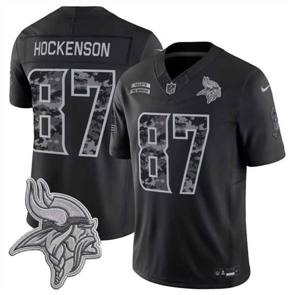 Men's Minnesota Vikings #87 T.J. Hockenson Black 2026 F.U.S.E. Salute to Service Limited Stitched Jersey,We sell and wholesale Men's Minnesota Vikings #87 T.J. Hockenson Black 2026 F.U.S.E. Salute to Service Limited Stitched Jersey on line form chian!