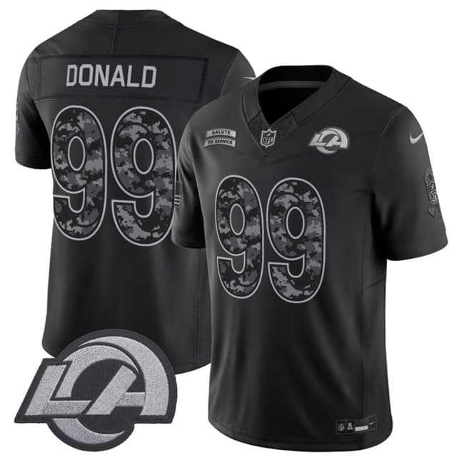 Men's Los Angeles Rams #99 Aaron Donald Black 2026 F.U.S.E. Salute to Service Limited Stitched Jersey,We sell and wholesale Men's Los Angeles Rams #99 Aaron Donald Black 2026 F.U.S.E. Salute to Service Limited Stitched Jersey on line form chian!