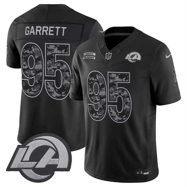 Men's Los Angeles Rams #95 Myles Garrett Black 2026 F.U.S.E. Salute to Service Limited Stitched Jersey,We sell and wholesale Men's Los Angeles Rams #95 Myles Garrett Black 2026 F.U.S.E. Salute to Service Limited Stitched Jersey on line form chian!