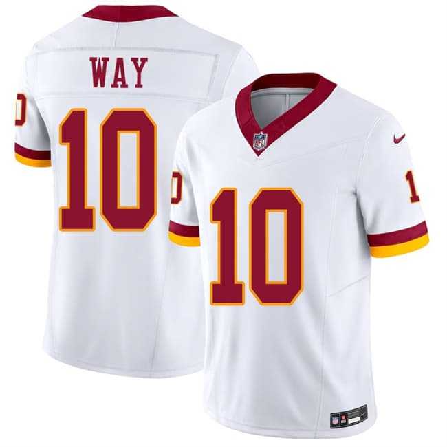 Men's Washington Commanders #10 Tress Way White 2026 F.U.S.E. Vapor Limited Stitched Jersey,We sell and wholesale Men's Washington Commanders #10 Tress Way White 2026 F.U.S.E. Vapor Limited Stitched Jersey on line form chian!
