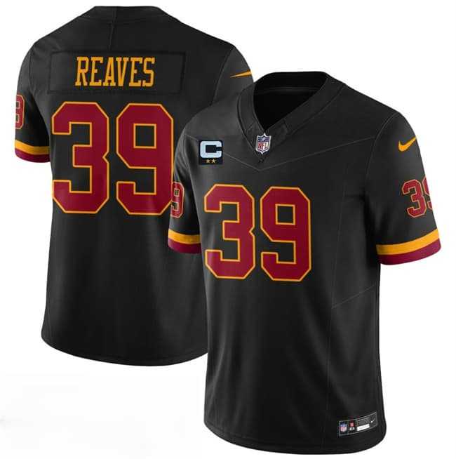Men's Washington Commanders #39 Jeremy Reaves Black 2026 F.U.S.E. With 2-Star C Patch Vapor Limited Stitched Jersey,We sell and wholesale Men's Washington Commanders #39 Jeremy Reaves Black 2026 F.U.S.E. With 2-Star C Patch Vapor Limited Stitched Jersey on line form chian!