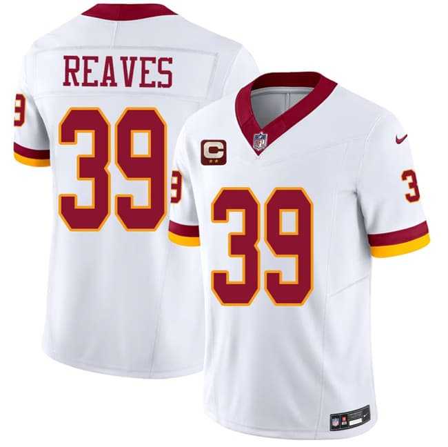 Men's Washington Commanders #39 Jeremy Reaves White 2026 F.U.S.E. With 2-Star C Patch Vapor Limited Stitched Jersey,We sell and wholesale Men's Washington Commanders #39 Jeremy Reaves White 2026 F.U.S.E. With 2-Star C Patch Vapor Limited Stitched Jersey on line form chian!