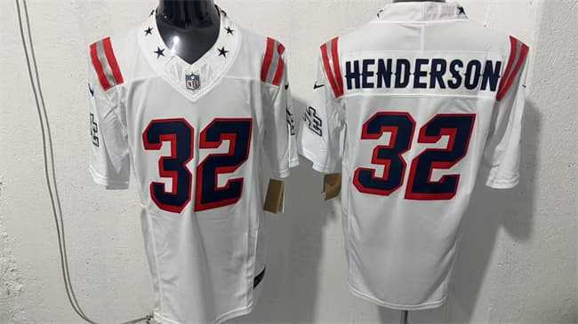 Men's New England Patriots #32 TreVeyon Henderson White F.U.S.E. Vapor Limited Football Stitched Jersey,We sell and wholesale Men's New England Patriots #32 TreVeyon Henderson White F.U.S.E. Vapor Limited Football Stitched Jersey on line form chian!