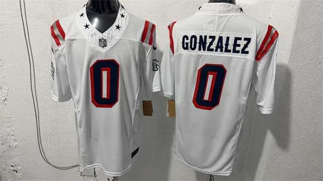 Men's New England Patriots #0 Christian Gonzalez White F.U.S.E. Vapor Limited Football Stitched Jersey,We sell and wholesale Men's New England Patriots #0 Christian Gonzalez White F.U.S.E. Vapor Limited Football Stitched Jersey on line form chian!