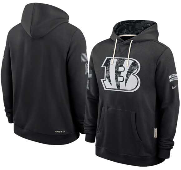Men's Cincinnati Bengals Black 2026 Salute to Service Sideline Dri-FIT Pullover Hoodie,We sell and wholesale Men's Cincinnati Bengals Black 2026 Salute to Service Sideline Dri-FIT Pullover Hoodie on line form chian!