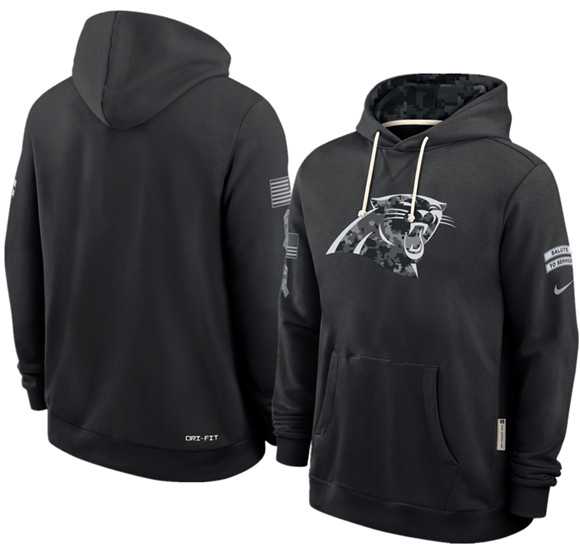 Men's Carolina Panthers Black 2026 Salute to Service Sideline Dri-FIT Pullover Hoodie,We sell and wholesale Men's Carolina Panthers Black 2026 Salute to Service Sideline Dri-FIT Pullover Hoodie on line form chian!