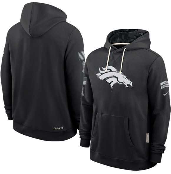 Men's Denver Broncos Black 2026 Salute to Service Sideline Dri-FIT Pullover Hoodie,We sell and wholesale Men's Denver Broncos Black 2026 Salute to Service Sideline Dri-FIT Pullover Hoodie on line form chian!