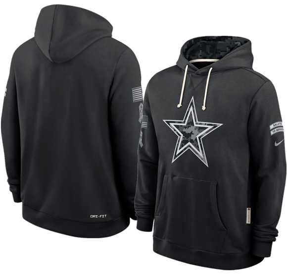 Men's Dallas Cowboys Black 2026 Salute to Service Sideline Dri-FIT Pullover Hoodie,We sell and wholesale Men's Dallas Cowboys Black 2026 Salute to Service Sideline Dri-FIT Pullover Hoodie on line form chian!