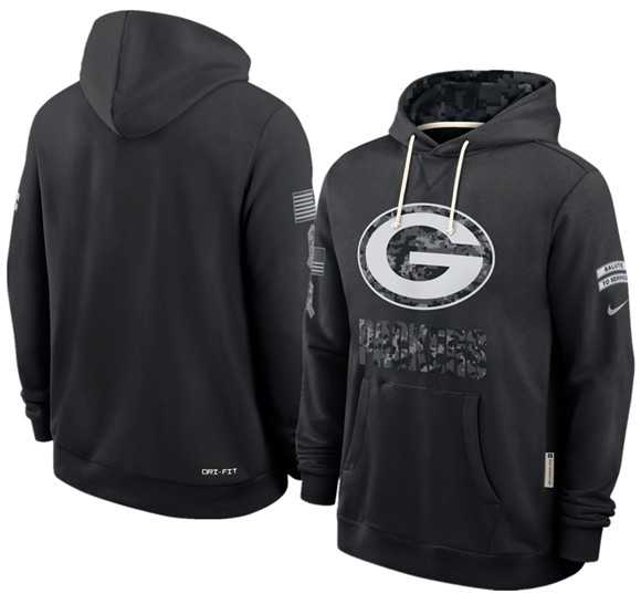 Men's Green Bay Packers Black 2026 Salute to Service Sideline Dri-FIT Pullover Hoodie,We sell and wholesale Men's Green Bay Packers Black 2026 Salute to Service Sideline Dri-FIT Pullover Hoodie on line form chian!