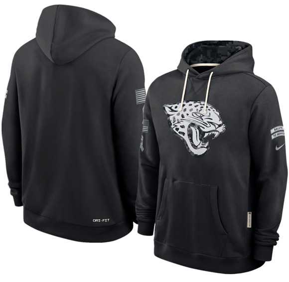 Men's Jacksonville Jaguars Black 2026 Salute to Service Sideline Dri-FIT Pullover Hoodie,We sell and wholesale Men's Jacksonville Jaguars Black 2026 Salute to Service Sideline Dri-FIT Pullover Hoodie on line form chian!
