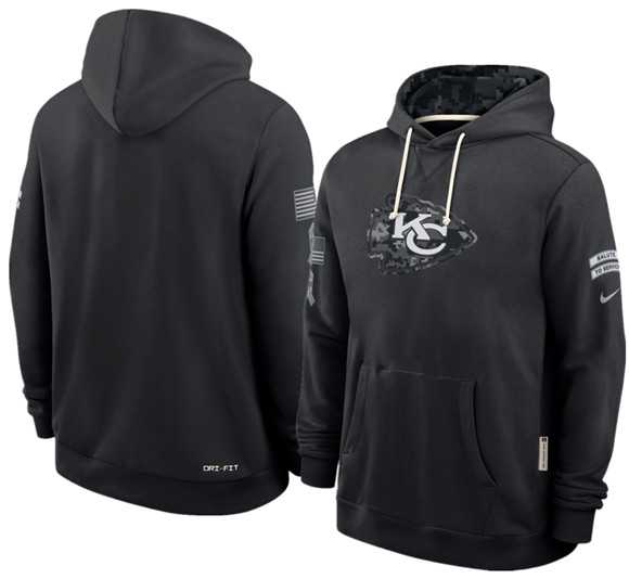 Men's Kansas City Chiefs Black 2026 Salute to Service Sideline Dri-FIT Pullover Hoodie,We sell and wholesale Men's Kansas City Chiefs Black 2026 Salute to Service Sideline Dri-FIT Pullover Hoodie on line form chian!