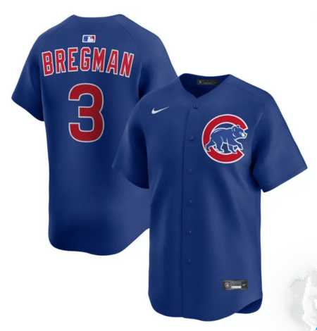 Men's Chicago Cubs #3 Alex Bregman Royal Limited Stitched Jersey Dzhi,We sell and wholesale Men's Chicago Cubs #3 Alex Bregman Royal Limited Stitched Jersey Dzhi on line form chian!