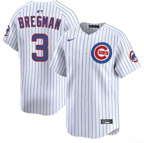 Men's Chicago Cubs #3 Alex Bregman White 2026 Home Limited Stitched Jersey Dzhi,We sell and wholesale Men's Chicago Cubs #3 Alex Bregman White 2026 Home Limited Stitched Jersey Dzhi on line form chian!