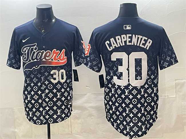 Men's Detroit Tigers #30 Kerry Carpenter Navy With Patch Vapor Premier Limited Stitched Jersey Dzhi,We sell and wholesale Men's Detroit Tigers #30 Kerry Carpenter Navy With Patch Vapor Premier Limited Stitched Jersey Dzhi on line form chian!