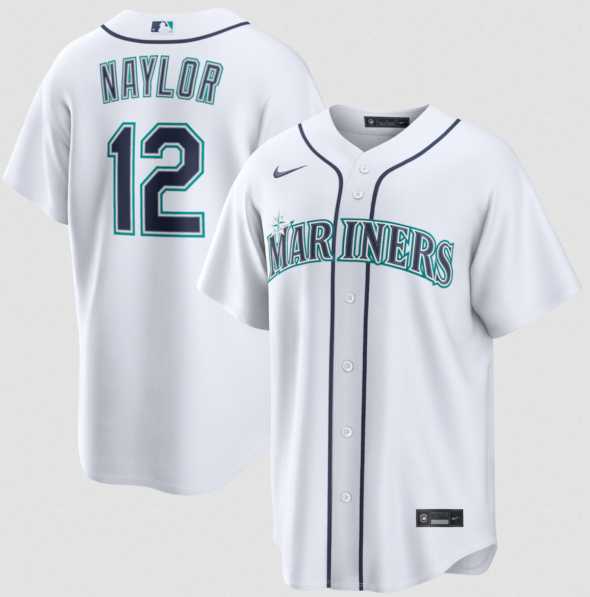 Men's Seattle Mariners #12 Josh Naylor White Cool Base Limited Stitched jersey Dzhi,We sell and wholesale Men's Seattle Mariners #12 Josh Naylor White Cool Base Limited Stitched jersey Dzhi on line form chian!