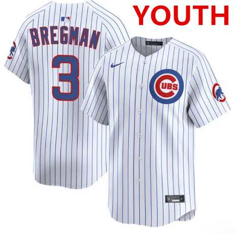 Youth Chicago Cubs #3 Alex Bregman nike White pinstripe home limited jersey Dzhi,We sell and wholesale Youth Chicago Cubs #3 Alex Bregman nike White pinstripe home limited jersey Dzhi on line form chian!