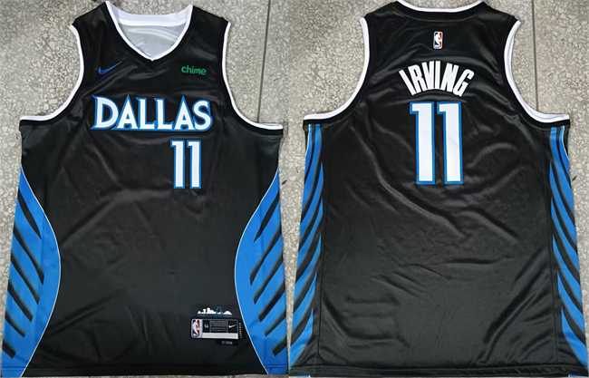 Men's Dallas Mavericks #11 Kyrie Irving Black 2025-26 City Edition Stitched Jersey,We sell and wholesale Men's Dallas Mavericks #11 Kyrie Irving Black 2025-26 City Edition Stitched Jersey on line form chian!