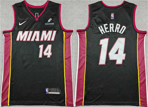 Men's Miami Heat #14 Tyler Herro Black Icon Edition Stitched Jersey,We sell and wholesale Men's Miami Heat #14 Tyler Herro Black Icon Edition Stitched Jersey on line form chian!