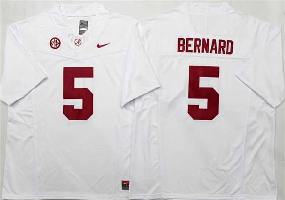 Men's Alabama Crimson Tide #5 Germie Bernard White F.U.S.E Stitched Jersey,We sell and wholesale Men's Alabama Crimson Tide #5 Germie Bernard White F.U.S.E Stitched Jersey on line form chian!