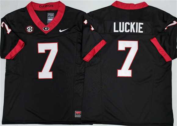 Men's Georgia Bulldogs #7 Lawson Luckie Black 2025 F.U.S.E. Stitched Jersey,We sell and wholesale Men's Georgia Bulldogs #7 Lawson Luckie Black 2025 F.U.S.E. Stitched Jersey on line form chian!