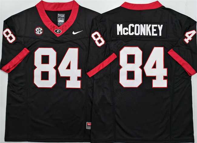 Men's Georgia Bulldogs #84 Ladd McConkey Black 2025 F.U.S.E. Stitched Jersey,We sell and wholesale Men's Georgia Bulldogs #84 Ladd McConkey Black 2025 F.U.S.E. Stitched Jersey on line form chian!