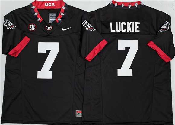 Mens Georgia Bulldogs #7 Lawson Luckie Black 2025 F.U.S.E. Stitched Jersey,We sell and wholesale Mens Georgia Bulldogs #7 Lawson Luckie Black 2025 F.U.S.E. Stitched Jersey on line form chian!
