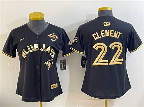 Youth Toronto Blue Jays #22 Ernie Clement Black Gold 2025 American League Champions Limited Stitched Jersey Dzhi,We sell and wholesale Youth Toronto Blue Jays #22 Ernie Clement Black Gold 2025 American League Champions Limited Stitched Jersey Dzhi on line form chian!