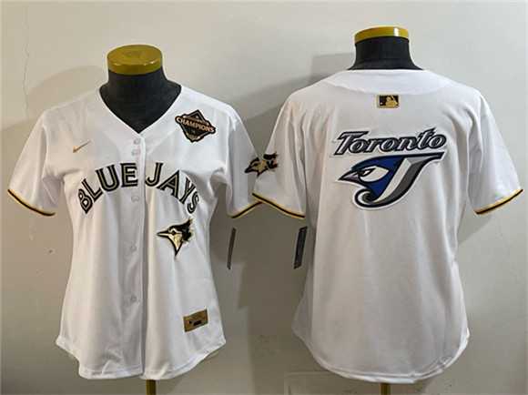 Youth Toronto Blue Jays Team Big Logo White Gold 2025 American League Champions Limited Stitched Jersey Dzhi,We sell and wholesale Youth Toronto Blue Jays Team Big Logo White Gold 2025 American League Champions Limited Stitched Jersey Dzhi on line form chian!