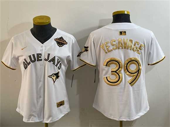 Youth Toronto Blue Jays #39 Trey Yesavage White Gold 2025 American League Champions Limited Stitched Jersey Dzhi,We sell and wholesale Youth Toronto Blue Jays #39 Trey Yesavage White Gold 2025 American League Champions Limited Stitched Jersey Dzhi on line form chian!