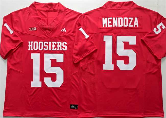 Men's Indiana Hoosiers #15 Fernando Mendoza Red Stitched Basketball Jersey,We sell and wholesale Men's Indiana Hoosiers #15 Fernando Mendoza Red Stitched Basketball Jersey on line form chian!