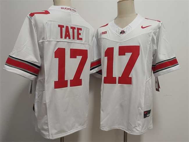 Men's Ohio State Buckeyes #17 Carnell Tate White F.U.S.E. Limited Stitched Jersey,We sell and wholesale Men's Ohio State Buckeyes #17 Carnell Tate White F.U.S.E. Limited Stitched Jersey on line form chian!