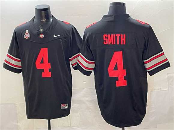 Men's Ohio State Buckeyes #4 Jeremiah Smith Black 2025 F.U.S.E. Limited Stitched Jersey,We sell and wholesale Men's Ohio State Buckeyes #4 Jeremiah Smith Black 2025 F.U.S.E. Limited Stitched Jersey on line form chian!