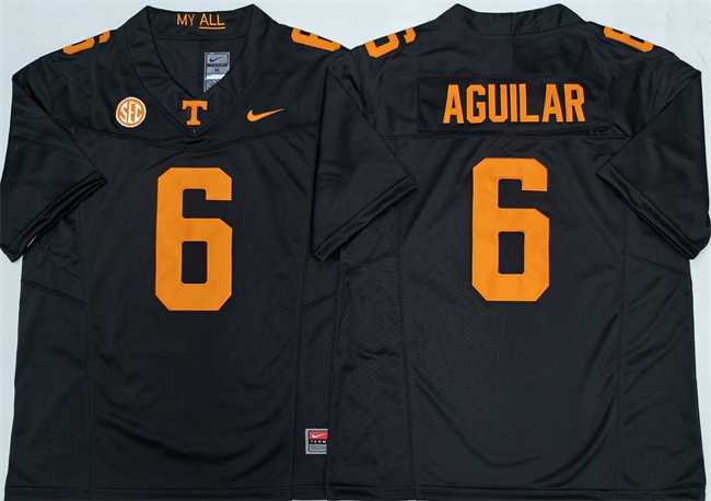 Men's Tennessee Volunteers #6 Joey Aguilar Black 2025 F.U.S.E. Stitched Jersey,We sell and wholesale Men's Tennessee Volunteers #6 Joey Aguilar Black 2025 F.U.S.E. Stitched Jersey on line form chian!