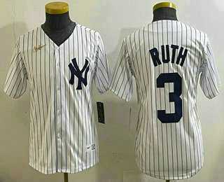 Youth New York Yankees #3 Babe Ruth White Throwback Stitched Cool Base Nike Jersey,We sell and wholesale Youth New York Yankees #3 Babe Ruth White Throwback Stitched Cool Base Nike Jersey on line form chian!